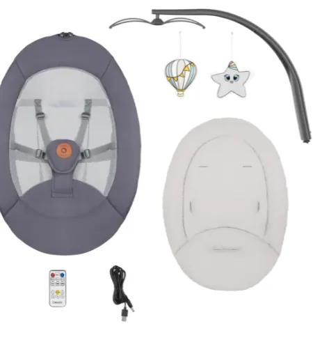 Sezlong-balansoar Lionelo Rina Grey Concrete Sezlong-balansoar Lionelo Rina Grey Concrete