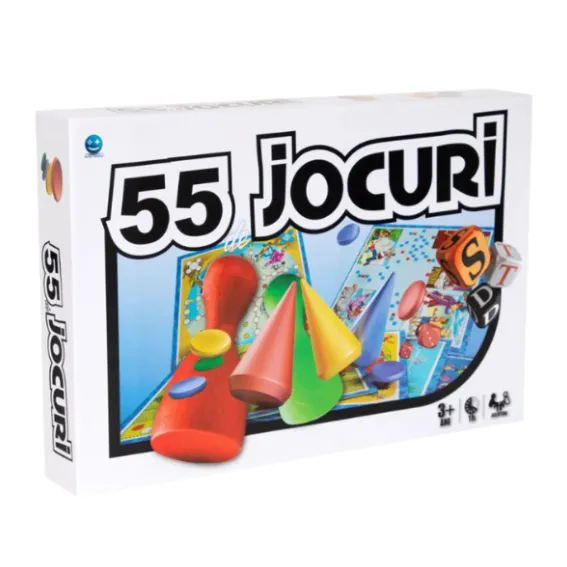 Joc de societate „55 în 1”, (ro), Smile Games Joc de societate „55 în 1”, (ro), Smile Games