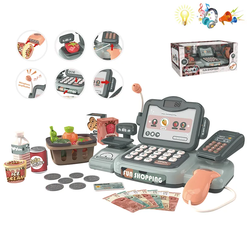 Кассовый аппарат с музыкой и подсветкой 005492