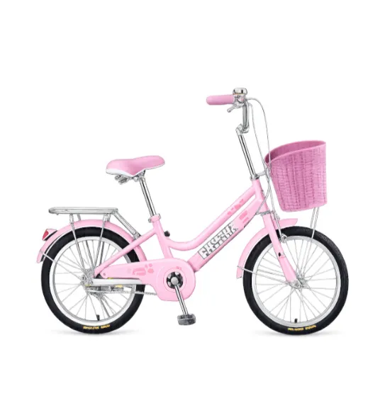 Bicicletă pentru copii cu două roți, 16 inci, roz, cod 2368D