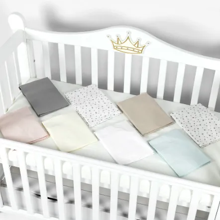 Cearșaf de pat pe elastic PernaMea Alb, 120x60 cm Cearșaf de pat pe elastic PernaMea Alb, 120x60 cm