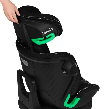 Scaun auto 0-36kg (I-Size) Lionelo Harmony Black Carbon Bamboo, rotativ 360 Scaun auto 0-36kg (I-Size) Lionelo Harmony Black Carbon Bamboo, rotativ 360