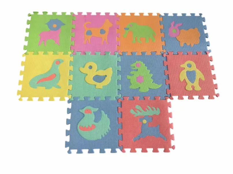 Puzzle de podea, 10 buc., „Animale”, KTPT012