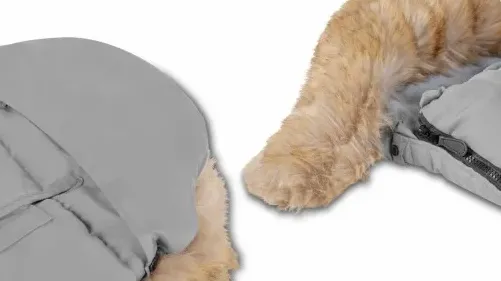 Husa de iarna pentru carucior Lionelo Frode Grey Dove, 90x45 cm Husa de iarna pentru carucior Lionelo Frode Grey Dove, 90x45 cm