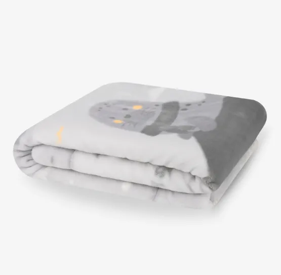 Păturică Kikkaboo Sherpa Seally Me Grey, 80x110 cm Păturică Kikkaboo Sherpa Seally Me Grey, 80x110 cm