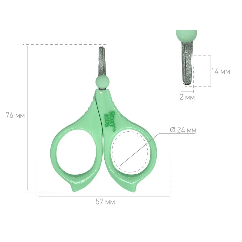 Set manichiura 3X1 Roxy Kids, Verde (RBM-001-G) Set manichiura 3X1 Roxy Kids, Verde (RBM-001-G)