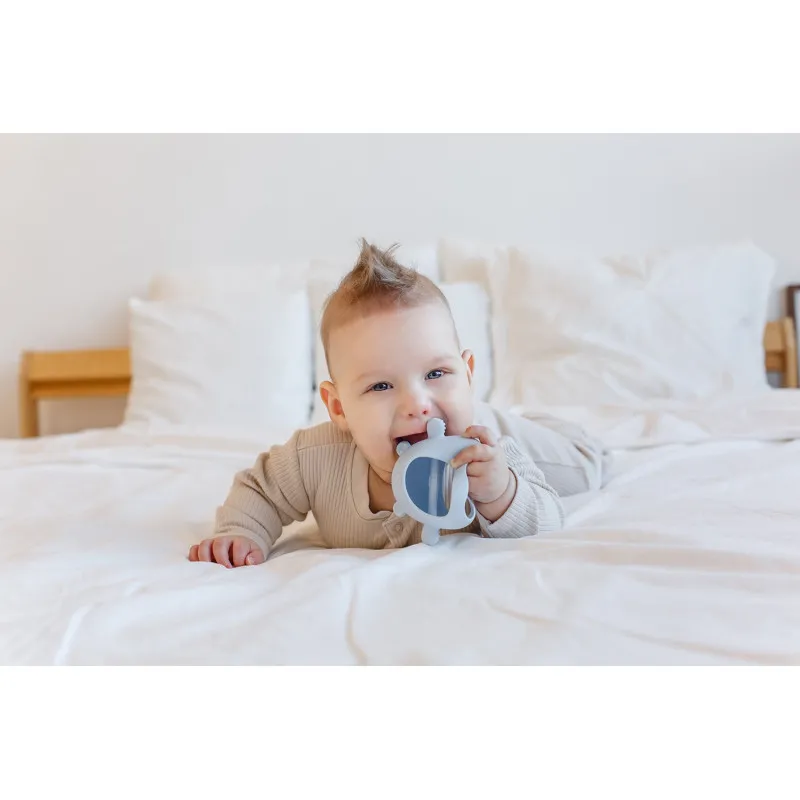 Dentitie din silicon pentru mana Roxy Kids „Bear”, Albastru (RST-003-B) Dentitie din silicon pentru mana Roxy Kids „Bear”, Albastru (RST-003-B)