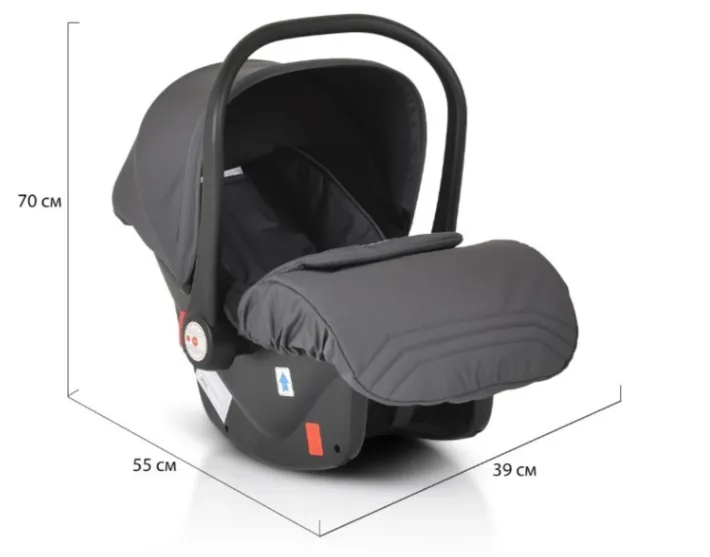 Scoica auto 40-85 cm Moni Thira Grey Scoica auto 40-85 cm Moni Thira Grey