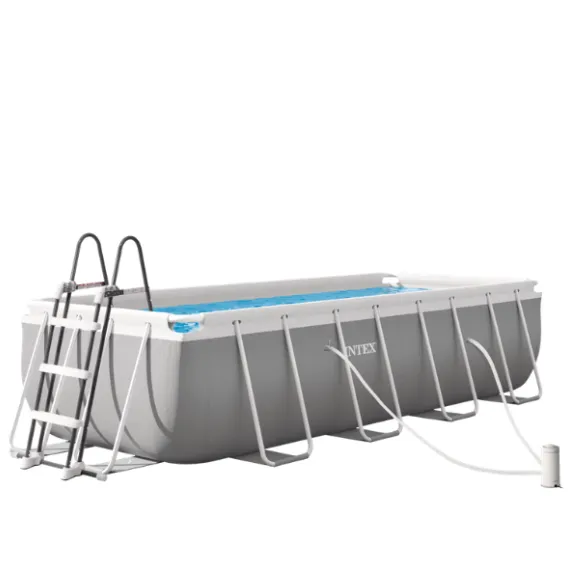 INTEX Piscină PRISM FRAME RECTANGULAR 400x200x122cm, 8418L, cadru metalic, cu pompă de filtrare INTEX Piscină PRISM FRAME RECTANGULAR 400x200x122cm, 8418L, cadru metalic, cu pompă de filtrare