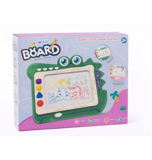 Тabla magnetica pentru desen „Dinosaur”, roz, cod 952654