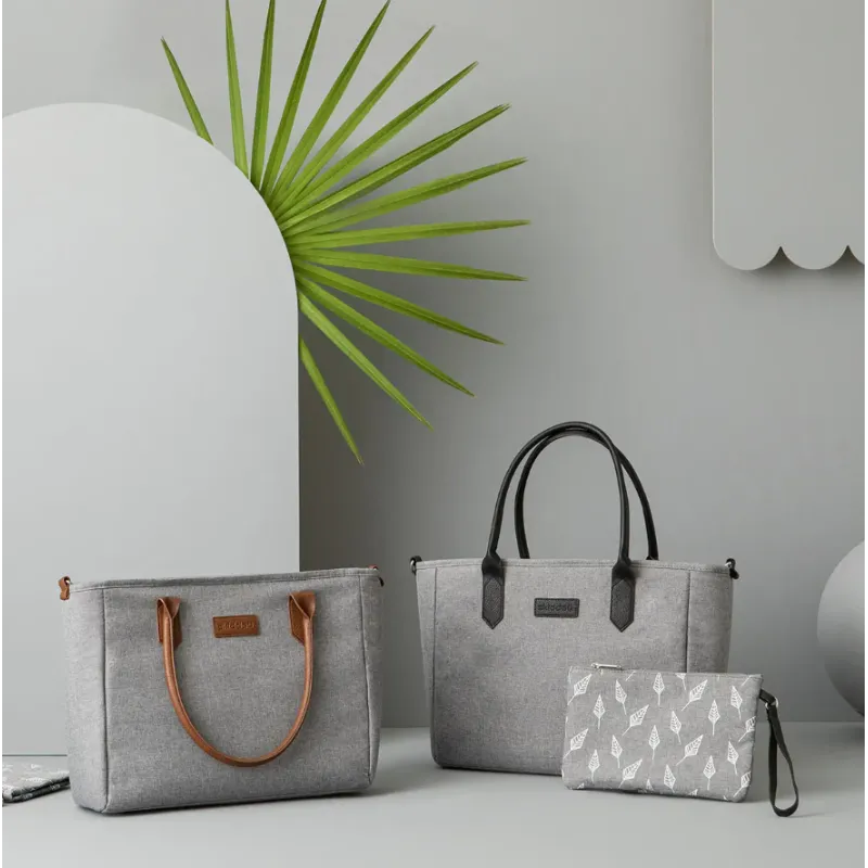 Geantă pentru mame Skiddou Ingrid evening shadow (2080033) Gri-Neagră Geantă pentru mame Skiddou Ingrid evening shadow (2080033) Gri-Neagră