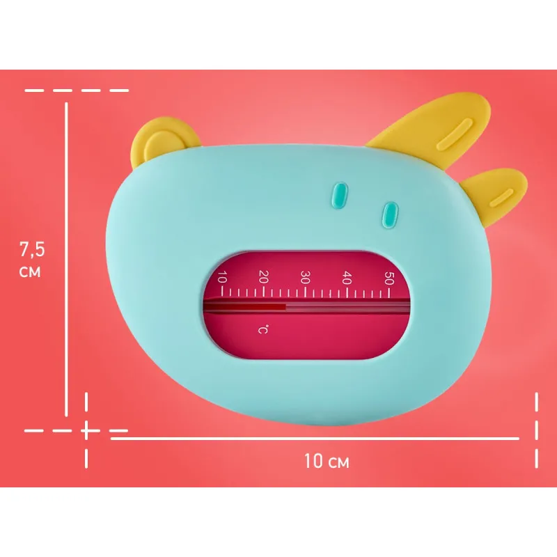 Termometru pentru apa Roxy Kids „Puppy”, Albastru+galben (RWT-008-BY) Termometru pentru apa Roxy Kids „Puppy”, Albastru+galben (RWT-008-BY)