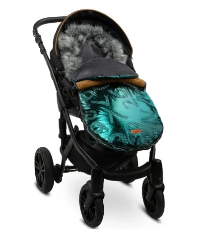 Husa de iarna pentru carucior Caretero Aspen Dark Green, 95x45 cm Husa de iarna pentru carucior Caretero Aspen Dark Green, 95x45 cm