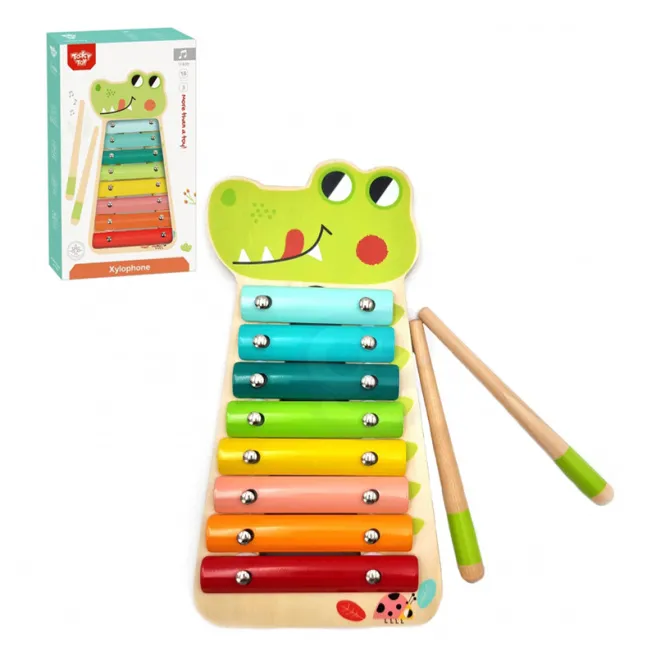 Jucărie din lemn Xilofon muzical, cod 57334