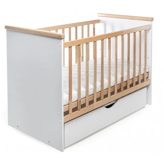 Pătuţ Eucalyptus Harry Premium (DS-7021) Alb