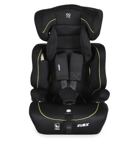 Scaun auto 76-150 cm (i-Size) Moni Flex Black Green Scaun auto 76-150 cm (i-Size) Moni Flex Black Green