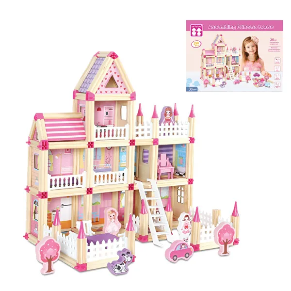 Дом-конструктор из дерева 008807 