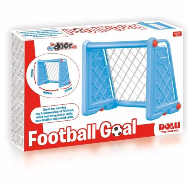 DL Poarta fotbal pentru copii, albastra DL Poarta fotbal pentru copii, albastra