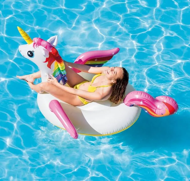 Pluta gonflabilă „Unicorn” 201x140x97 cm Art. 57561