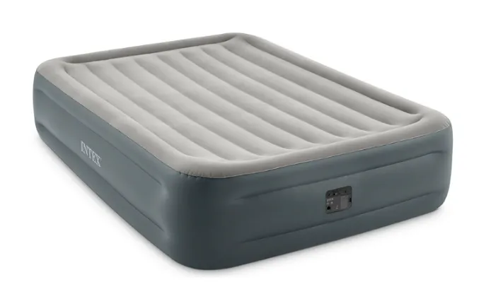 Pat gonflabil (152x203x46 cm) pompă electrică încorporată 220 V (2 bucăți într-o cutie) art. 64126
