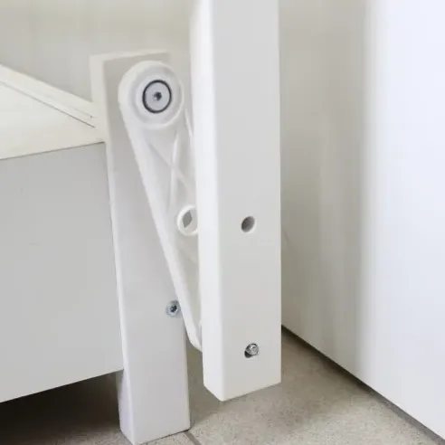 Pătuț Kuzya Iepuraș Alb pe balansoar cu sertar Pătuț Kuzya Iepuraș Alb pe balansoar cu sertar