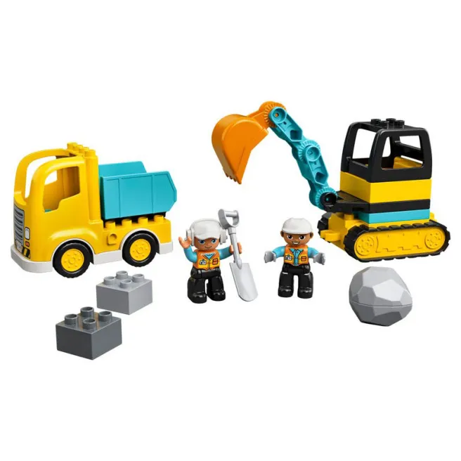 Constructor LEGO DUPLO Truck & Tracked Excavator, art.10931 Constructor LEGO DUPLO Truck & Tracked Excavator, art.10931