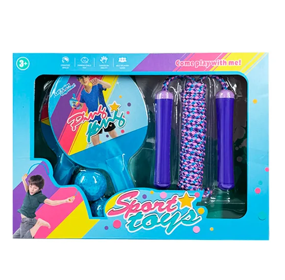 Set de rachete de tenis de masă cu coardă de sărit 626-5