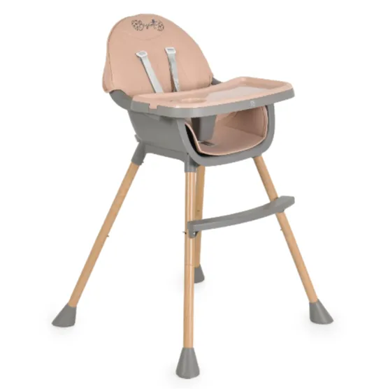 Scaun de masă 2 în 1 Moni Biscotti Pink