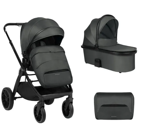 Carucior 2/1 KikkaBoo Tiffany Dark Grey Carucior 2/1 KikkaBoo Tiffany Dark Grey