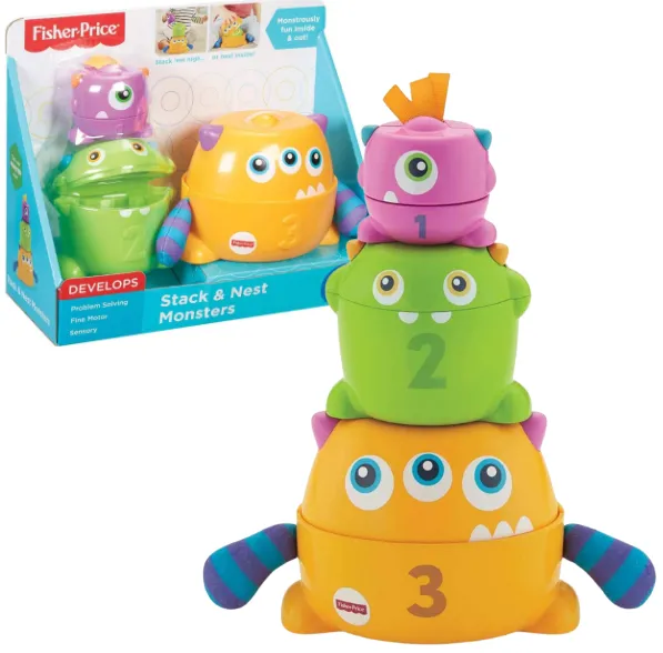 Piramida 2 in 1 „Monstri”