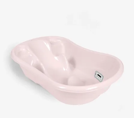 Ванна анатомическая с градусник Kikkaboo Hippo Pink, 94 см