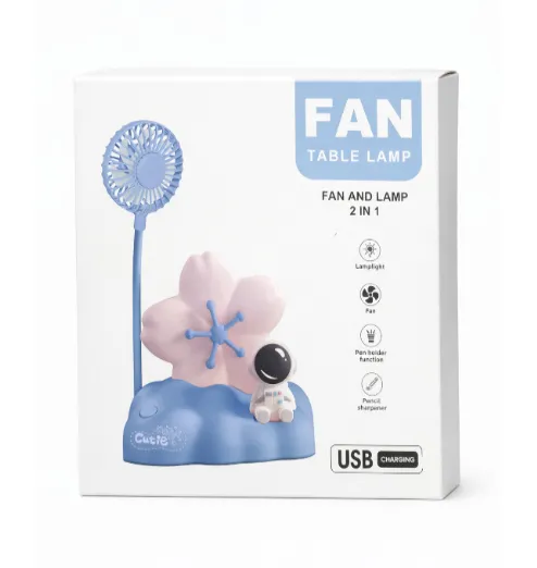 Lampă de veghe portabilă cu ventilator, mov, cod 990161 Lampă de veghe portabilă cu ventilator, mov, cod 990161