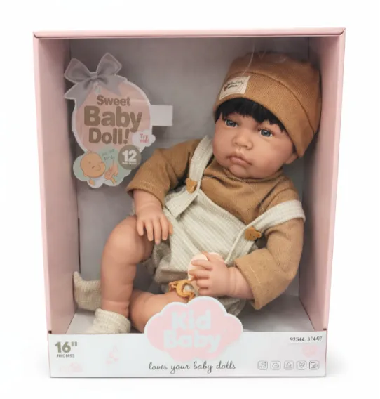 Păpușă-bebeluș Kiki Baby 40 cm din vinil, cod 952045