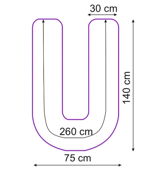 Față de pernă pentru gravide U PM Buline Roz Față de pernă pentru gravide U PM Buline Roz