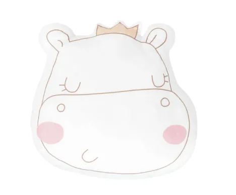Jucărie de pluș Pernă KikkaBoo Hippo Dreams, 35x35x11 cm