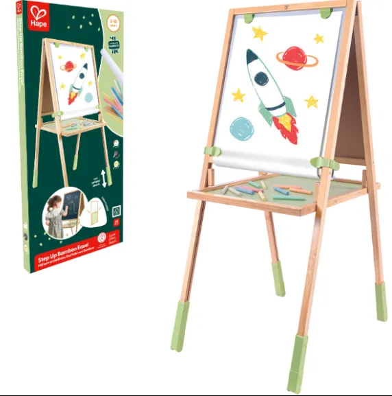 Șevalet din bambus cu două fețe „Înainte cu un pas”