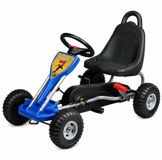 Kart cu pedale pentru copii (A05 / 2 albastra)