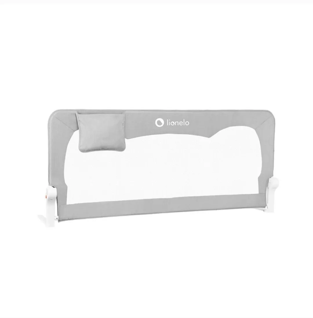 Barieră de protecție pentru pat Lionelo Hanna Grey, 150 cm