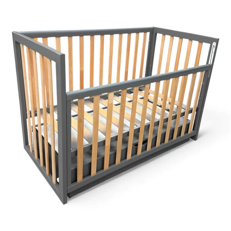 Pătuţ Eucalyptus Mia Elite Premium Transversal (DS-E406) Grafit+Natural Pătuţ Eucalyptus Mia Elite Premium Transversal (DS-E406) Grafit+Natural