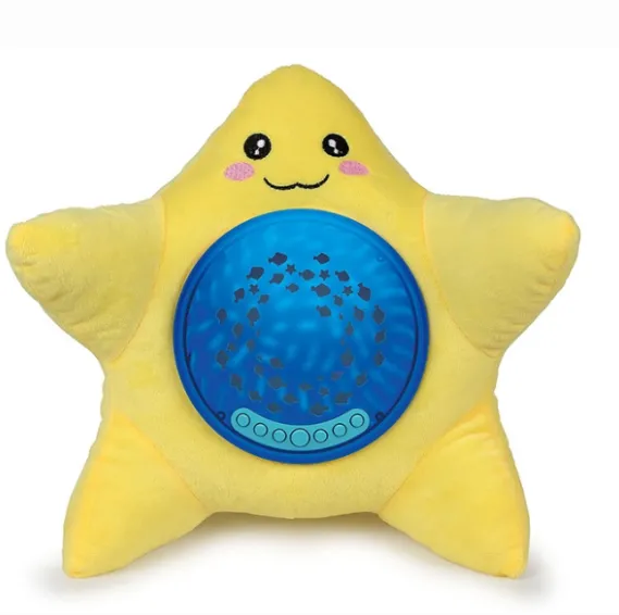 Lampă de noapte-proiector „Steluță” cu efecte sonore și luminoase Lampă de noapte-proiector „Steluță” cu efecte sonore și luminoase