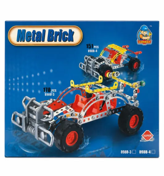 Constructor metalic Metal Brick 151 elemente, art.898B-3