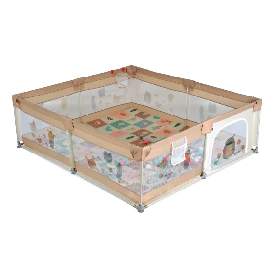 Manej Moni GameZone 60 balls Beige, 180×200 cm Manej Moni GameZone 60 balls Beige, 180×200 cm