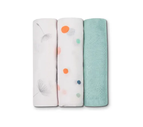 Pelinci din fibre de bambus Lionelo Dot (70x70 cm), 3 buc. Pelinci din fibre de bambus Lionelo Dot (70x70 cm), 3 buc.