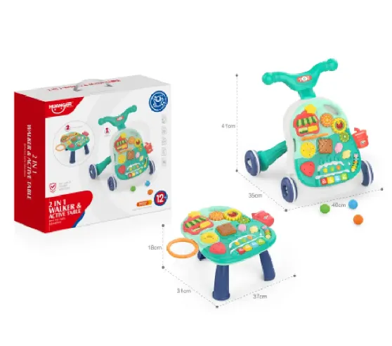 Premergător 2 în 1 și masă de activități