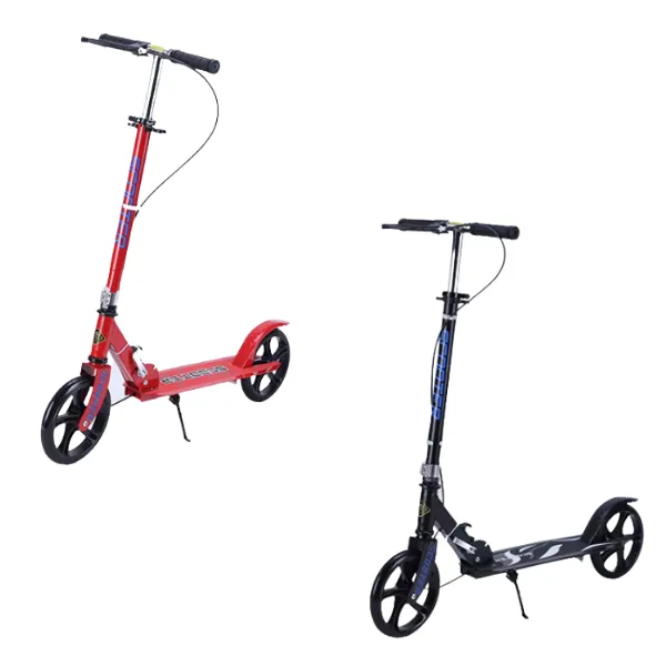 Складной самокат с регулируемой высотой и с музыкой, 2 цвета