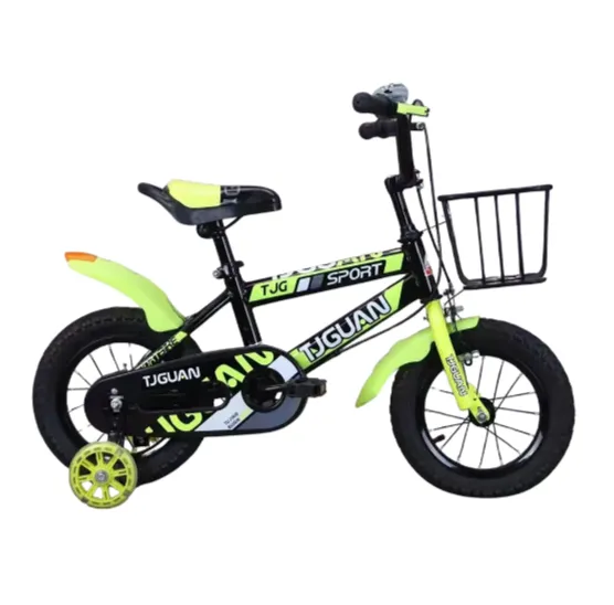 Bicicletă pentru copii 12′, cu roți ajutătoare (TB-01-12 verde)