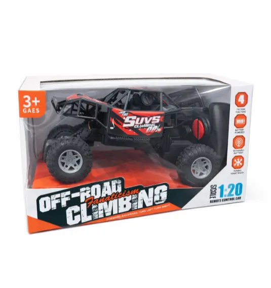 Mașină 1:20 OFF ROAD cu telecomandă Fanatism Climbing, roșie, cod 952673