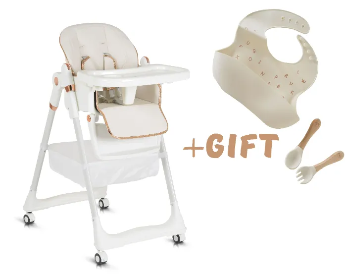 Стульчик для кормления Moni Lindo White