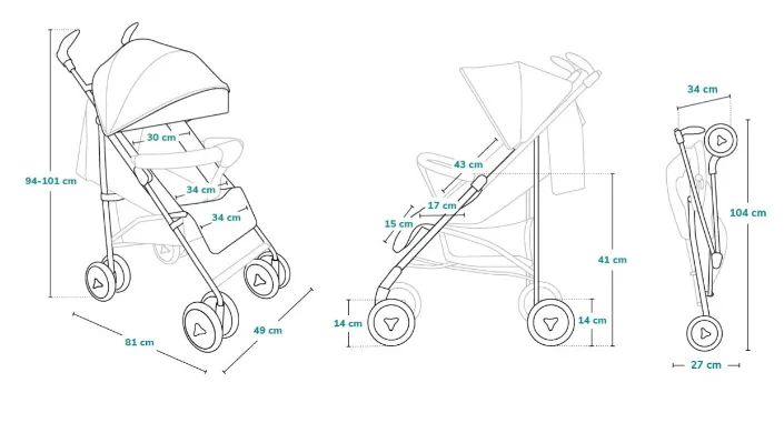 Carucior de plimbare Lionelo Irma Black/Dark Grey Carucior de plimbare Lionelo Irma Black/Dark Grey