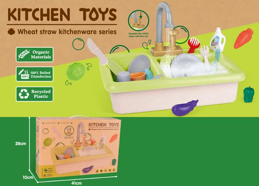 Set de joacă cu chiuvetă și tacâmuri HG-3032